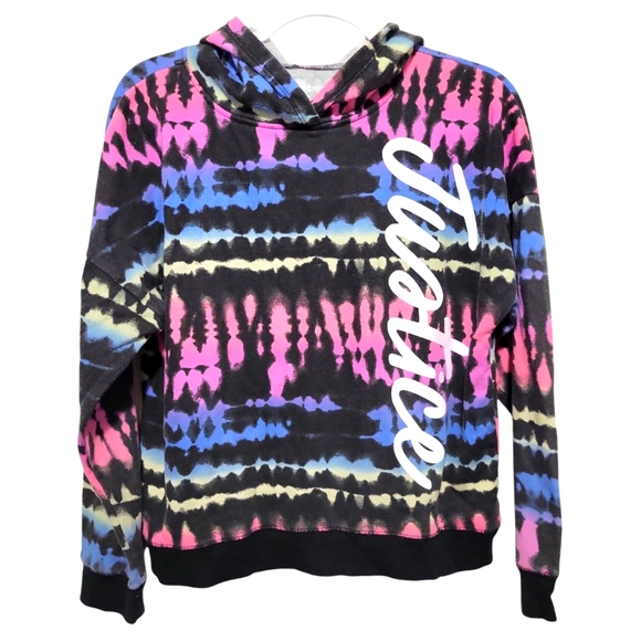 Justice Tie Dye Girl's Hoodie XL Plus - Picture 1 of 3